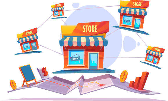 multiple locations
